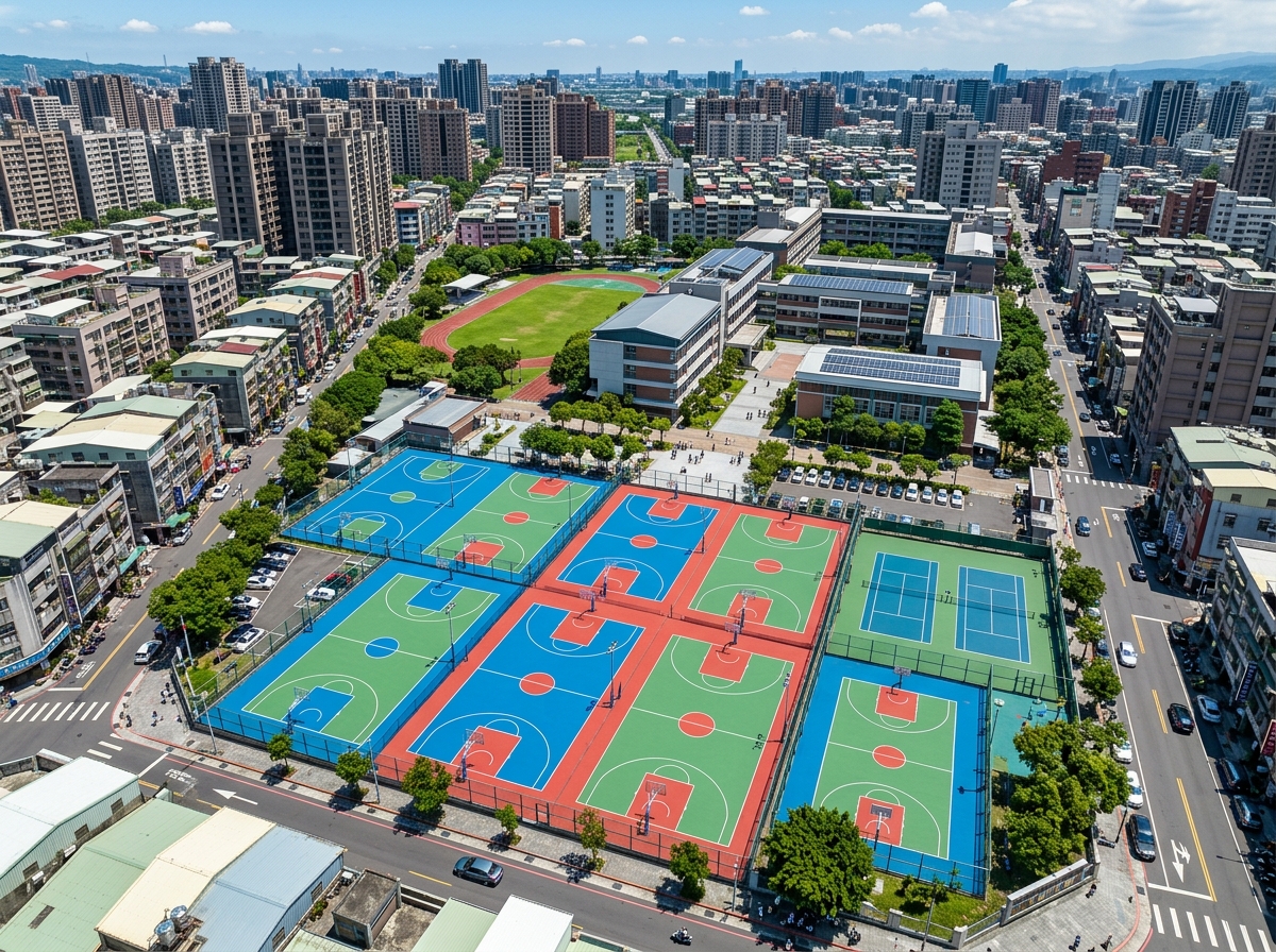 晋中市EPDM塑胶跑道硅PU篮球场 - 价格